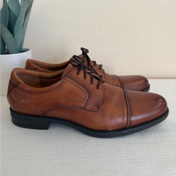 Florsheim Tan Leather Comfortech Oxfords main image 7